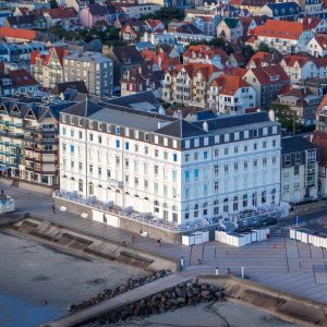 vue aérienne ville de wimereux