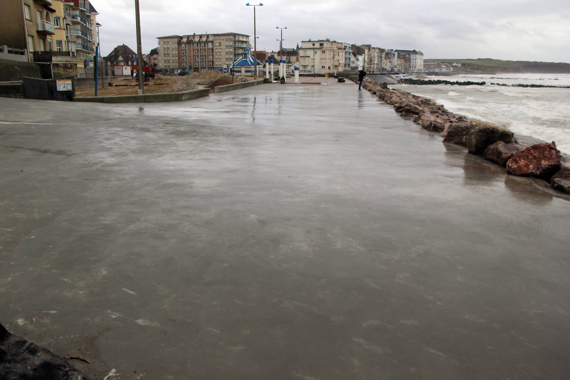 Digue travaux terminés 2018 WIMEREUX