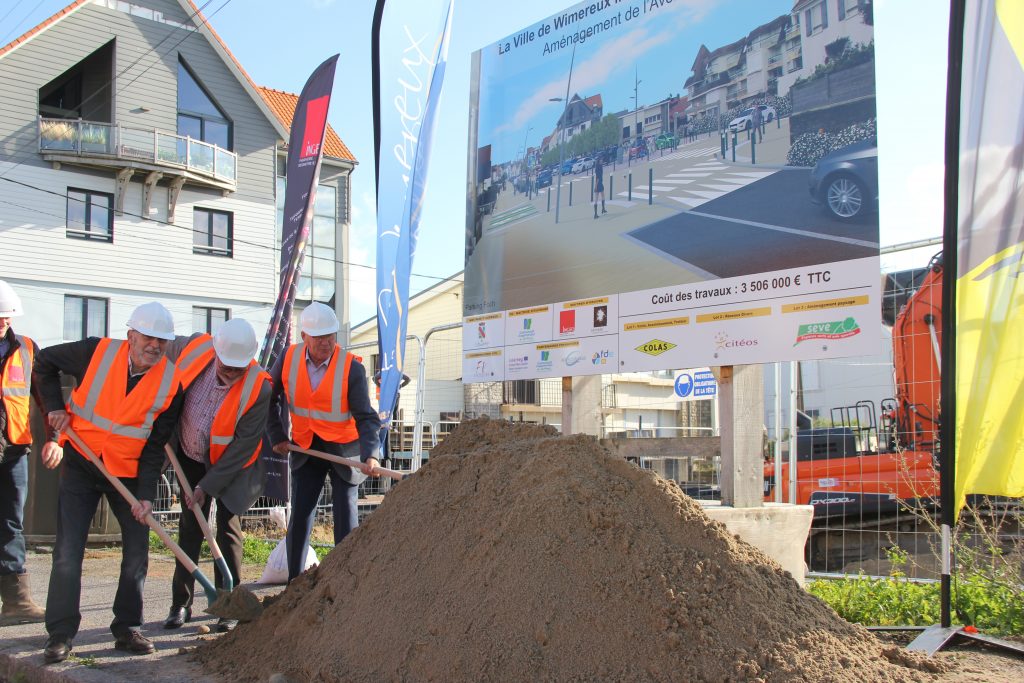 Travaux place FOCH WIMEREUX