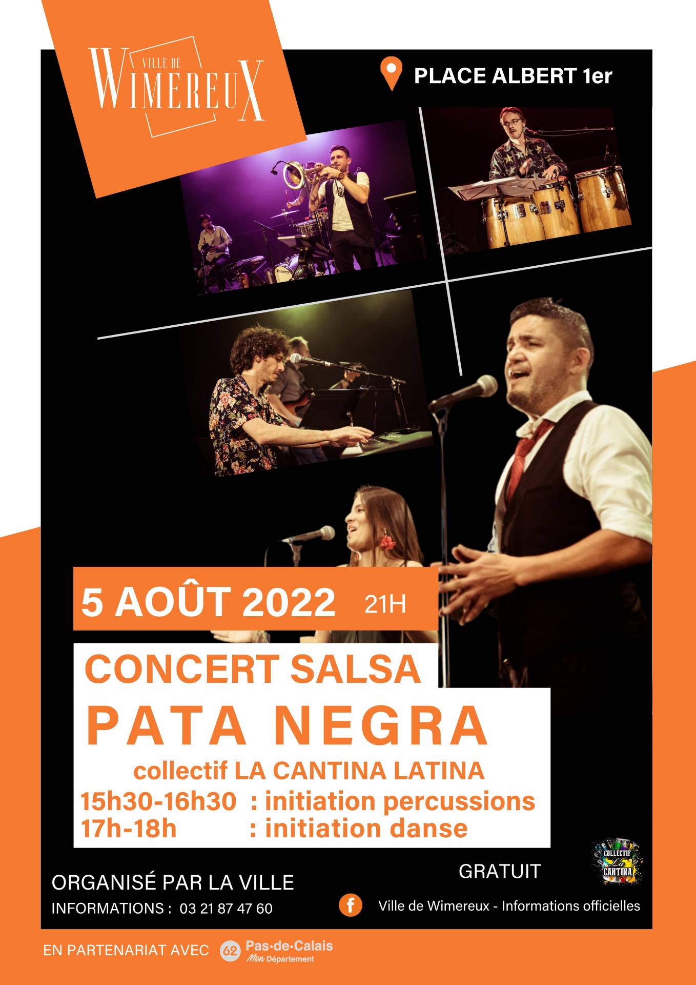 Concert Pata Negra Salsa Ville de Wimereux